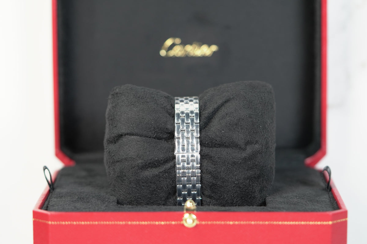 Cartier Panthère 23 mm x 30 mm Small Steel Silver Dial Bracelet WSPN0013 - WATCHXNYC