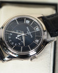 Patek Philippe Complications 40 mm Blue Dial 18K White Gold   Leather Strap 5205G-013 - WATCHXNYC