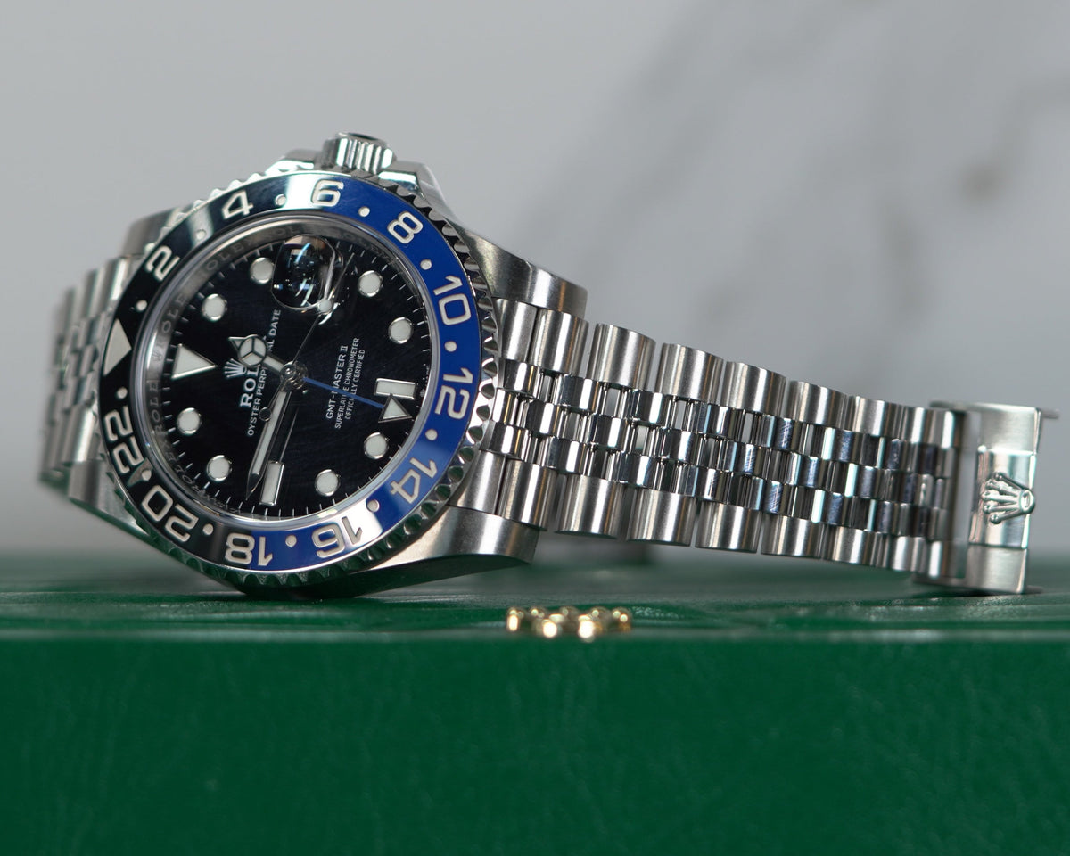 Rolex GMT-Master II Batgirl 40 mm Black Dial Oystersteel Jubilee Bracelet 126710blnr-0002 - WATCHXNYC