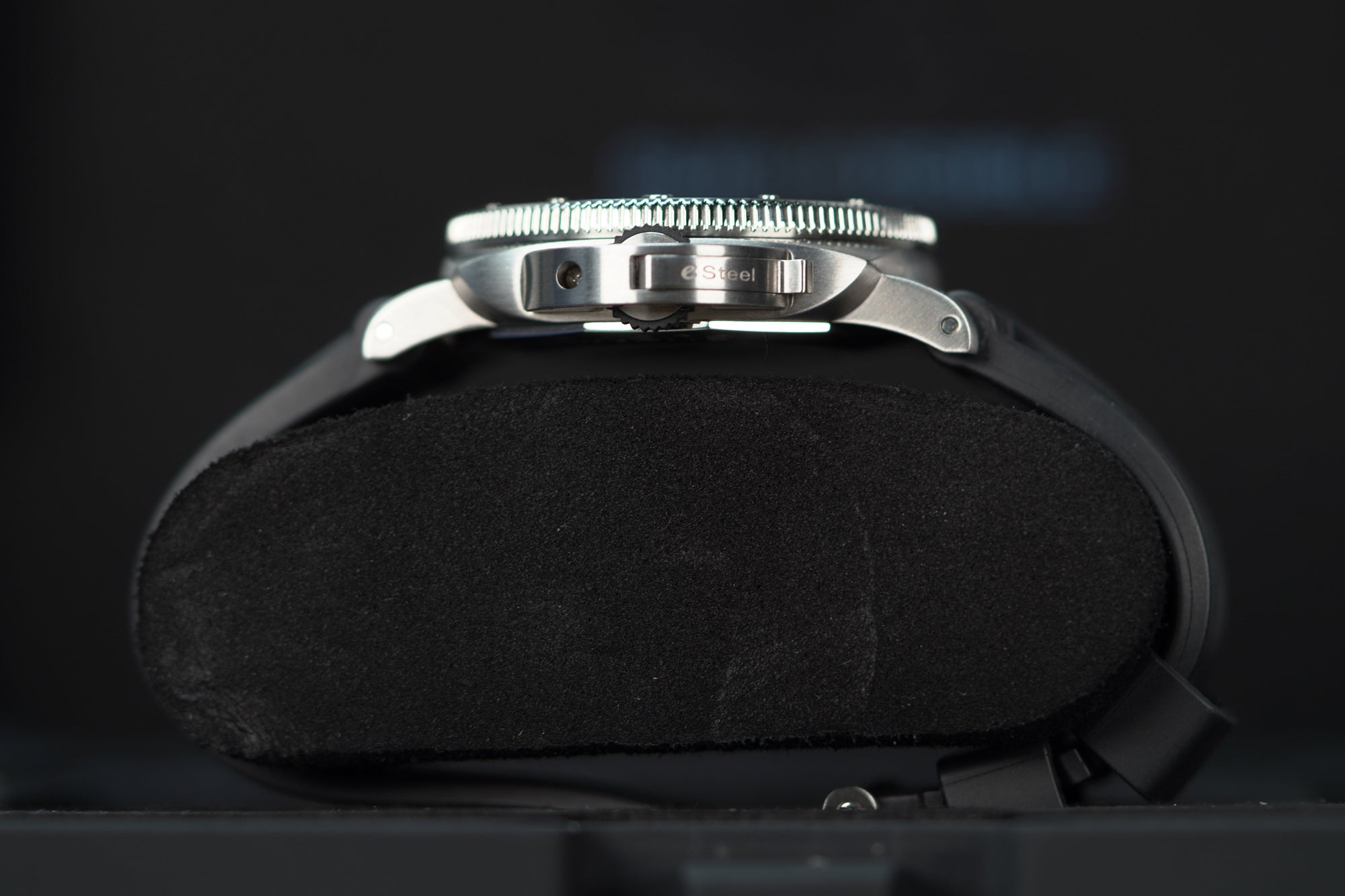 Panerai Submersible QuarantaQuattro Grigio Roccia 44 mm Black Dial Brushed Steel Recycled PET Grey Strap PAM01288 - WATCHXNYC
