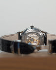 Jaeger-LeCoultre Master Ultra Thin Date 39 mm Silvered Grey Dial Stainless Steel   Leather Strap Q1238420 - WATCHXNYC