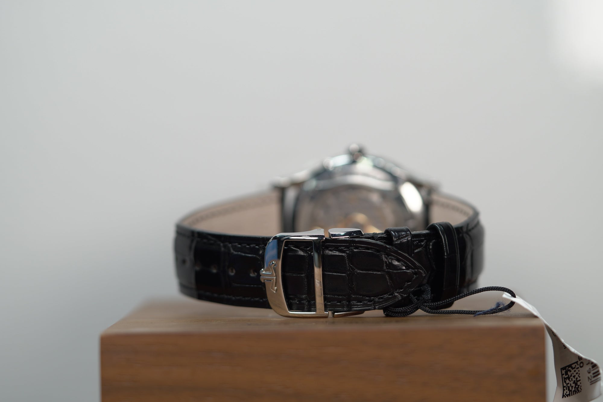 Jaeger-LeCoultre Master Ultra Thin Date 39 mm Silvered Grey Dial Stainless Steel   Leather Strap Q1238420 - WATCHXNYC