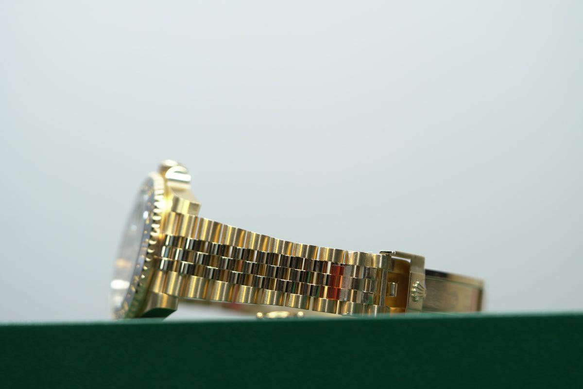 Rolex GMT-Master II 40 mm Black Dial 18k Yellow Gold Jubilee Bracelet 126718grnr-0001 - WATCHXNYC