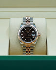 Rolex Lady-Datejust 28 mm Chocolate  Dial Oystersteel and Everose Gold Jubilee Bracelet 279171-0017 - WATCHXNYC