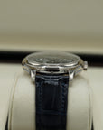 Patek Philippe Grand Complications Perpetual Calendar Blue Sunburst Dial White Gold Case   Blue Strap 39 mm 5327G-001 - WATCHXNYC