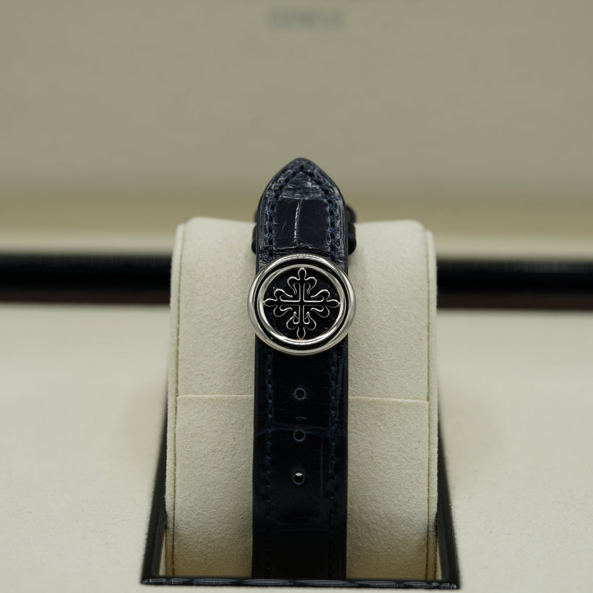 Patek Philippe Grand Complications Perpetual Calendar Blue Sunburst Dial White Gold Case   Blue Strap 39 mm 5327G-001 - WATCHXNYC