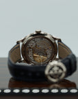 Patek Philippe Grand Complications Perpetual Calendar Blue Sunburst Dial White Gold Case   Blue Strap 39 mm 5327G-001 - WATCHXNYC