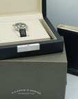 A. Lange & Sohne DATOGRAPH UP/DOWN 41 mm Black Dial Platinum   Leather Strap 405.035 / LSLS4052AD - WATCHXNYC