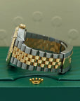 2025 Rolex Datejust 36 mm Champagne-Colour Set With Diamonds Dial Oystersteel and 18k Yellow Gold Jubilee Bracelet 126233-0017 - WATCHXNYC