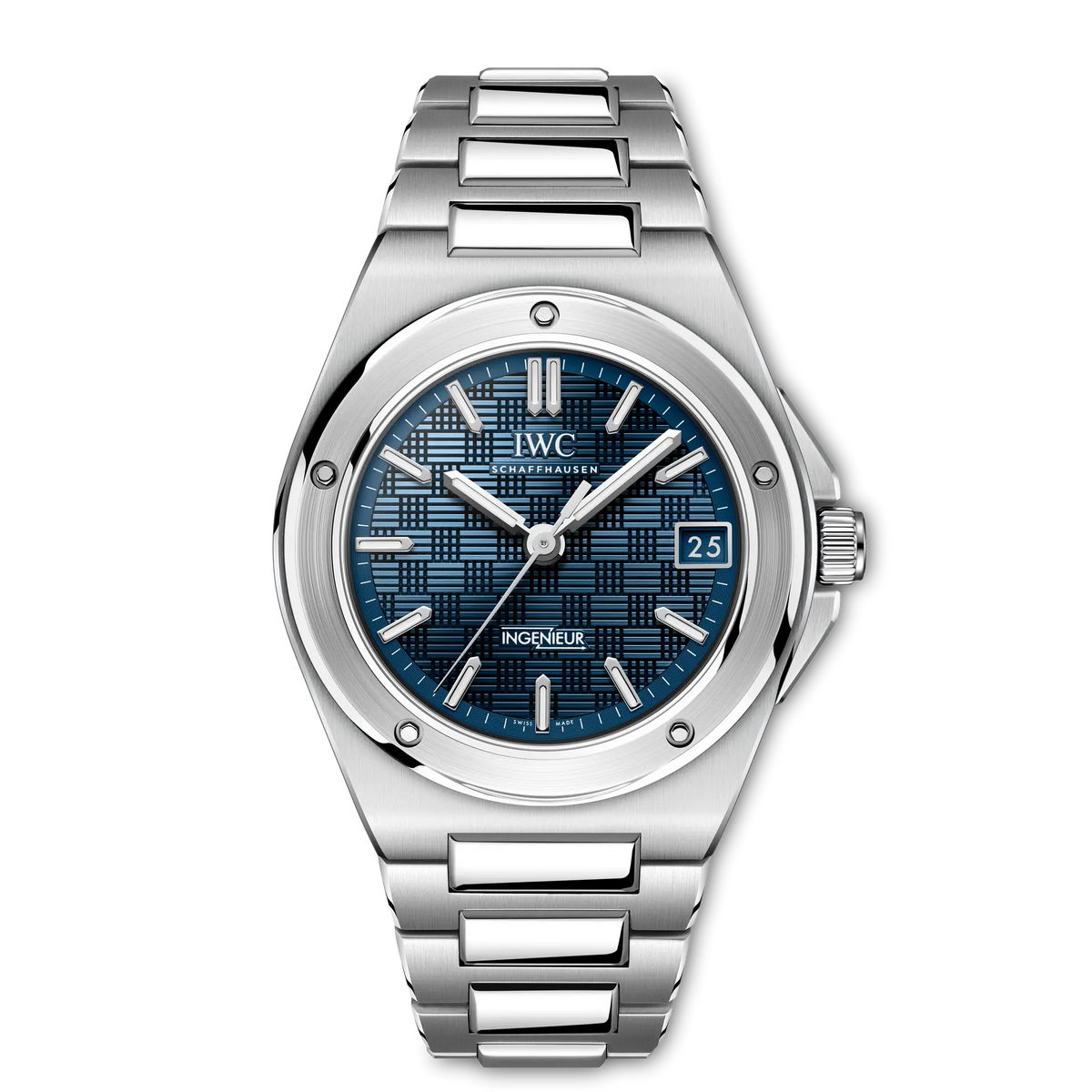 IWC Ingenieur Automatic 35 Blue Dial Steel Bracelet 35.1 mm IW324907 - WATCHXNYC