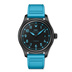 IWC Pilot's Watch Automatic 41 George Russell Black Dial Black Ceramic Blue Rubber Strap 41 mm IW328107