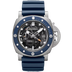 Panerai Submersible GMT Skeleton Dial Titanium Blue Rubber Strap 47mm PAM01495