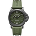 Panerai Luminor Marina Green Dial Carbotech™ Green Rubber Strap 40mm PAM01526