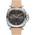 Panerai Luminor Forged Titanium Anthracite Dial Forged Titanium Scamosciato Light Beige  Calfskin Strap 47 mm PAM01629