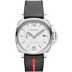 Panerai Luminor Due Luna Rossa White Dial Steel Grey Rubber Strap 42 mm PAM01673