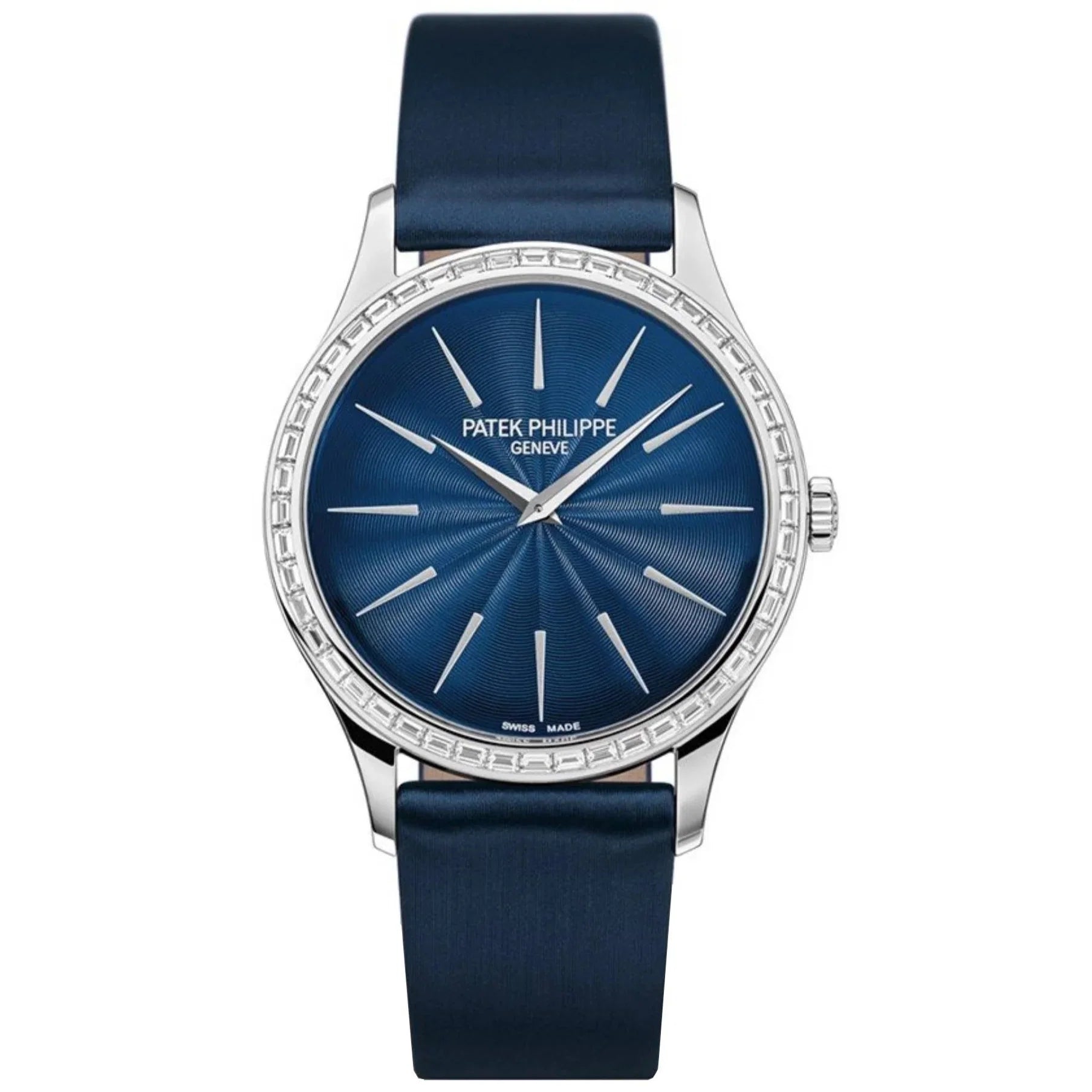 Patek Philippe Calatrava 33mm Night Blue Dial White Gold 4897/300G-001 - WATCHXNYC