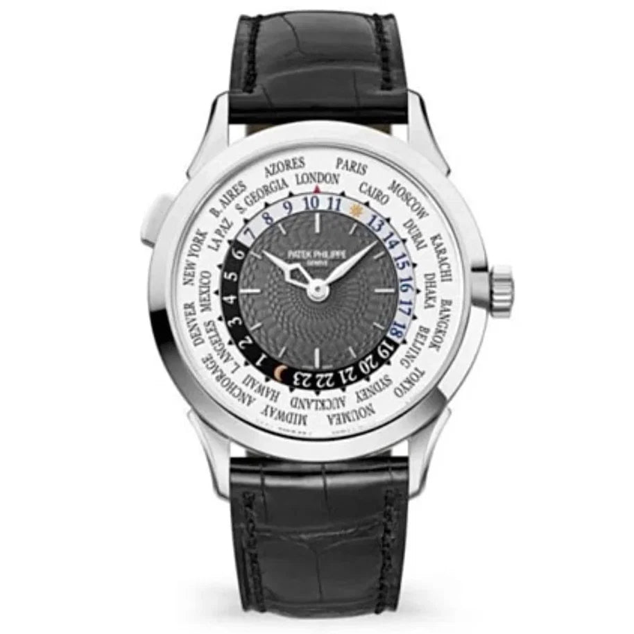 Patek Philippe Complications 38.5mm Charcoal Gray Dial White Gold 5230G-014 - WATCHXNYC