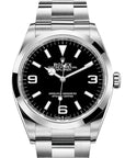 Rolex Explorer 36mm Black Dial Stainless Steel 124270 - WATCHXNYC