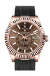 Rolex Sky-Dweller 42mm Chocolate Dial Rose Gold 326235-0002