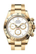 Rolex Daytona 40mm White Dial Yellow Gold Bracelet 126508