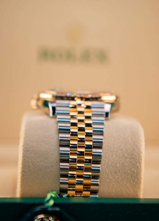 Rolex Datejust 36 36 mm Olive Green Set With Diamonds Dial Oystersteel and 18k Yellow Gold Oyster Bracelet 126283rbr-0012 - WATCHXNYC