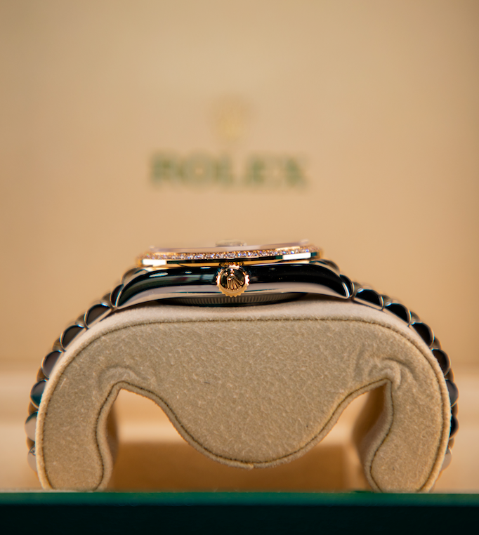 Rolex Datejust 36 36 mm Olive Green Set With Diamonds Dial Oystersteel and 18k Yellow Gold Oyster Bracelet 126283rbr-0012 - WATCHXNYC