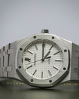 Audemars Piguet Royal Oak 41mm White Dial Stainless Steel 15400ST.OO.1220ST.02 - WATCHXNYC
