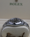 Rolex Oyster Perpetual  41 mm Bright Black Dial Oyster steel  Bracelet 124300-0002 - WATCHXNYC
