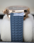 Patek Philippe  Aquanaut 38.8 mm Blue Dial 18K Rose Gold Rubber Strap 5269R-001 - WATCHXNYC