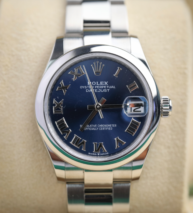 Rolex Datejust 31 mm Bright Blue Dial Oystersteel Oyster Bracelet 278240-0017 - WATCHXNYC
