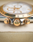 Rolex Oyster 40 mm White, Golden Counter Rings Dial Yellow Rolesor - combination of Oystersteel and yellow gold Oysterflex 126503-0001 - WATCHXNYC