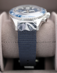 Glashuette Original SeaQ Chronograph 43.20 mm Blue Dial Stainless Steel Synthetic Strap, Blue 1-37-23-02-81-36 - WATCHXNYC