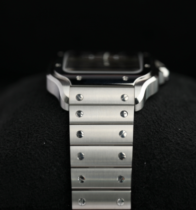 Cartier Santos Large Steel Brown Dial Bracelet WSSA0064 - WATCHXNYC
