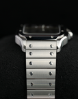 Cartier Santos Large Steel Brown Dial Bracelet WSSA0064 - WATCHXNYC