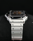 Cartier Santos Large Steel Brown Dial Bracelet WSSA0064 - WATCHXNYC