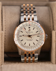 Breitling Navitimer Automatic 41mm White Dial Stainless Steel & 18K Red Gold Bracelet U17329F41G1U1 - WATCHXNYC