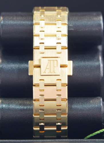 Audemars Piguet Royal Oak 37mm Blue Dial Yellow Gold Bracelet 15450BA.OO.1256BA.02 - WATCHXNYC