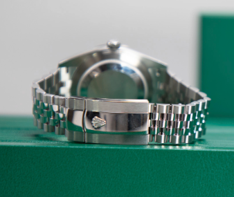 Rolex Datejust 41mm Black Diamond Dial Stainless Steel 126334 - WATCHXNYC