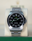 Rolex Air-King 40 mm Black Dial Oystersteel Oyster Bracelet 126900-0001 - WATCHXNYC