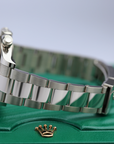 Rolex Cosmograph Daytona 40 mm Steel and bright black Dial 18 kt white gold Oyster bracelet 126509-0003 - WATCHXNYC