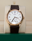 Rolex 1908 39mm Intense Black Dial Yellow Gold 52508! - WATCHXNYC