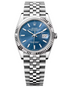 Rolex Datejust 36mm Blue Motif Dial Jubilee 126234`