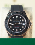 Rolex Yacht-Master 37mm Black Dial Everose Gold 268655 - WATCHXNYC