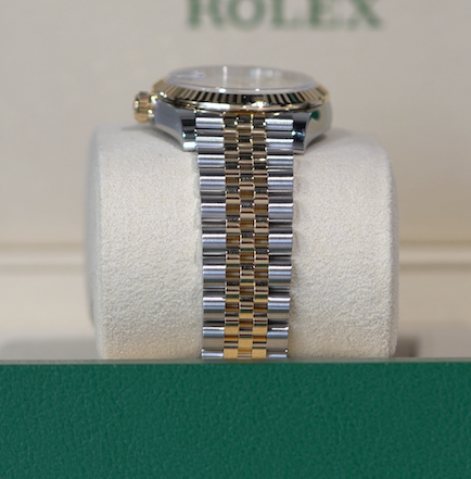 Rolex Datejust 31mm Silver Diamond Dial Stainless Steel &amp; Yellow Gold 278273 - WATCHXNYC