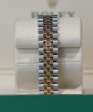 Rolex Datejust 31mm Silver Diamond Dial Stainless Steel &amp; Yellow Gold 278273 - WATCHXNYC