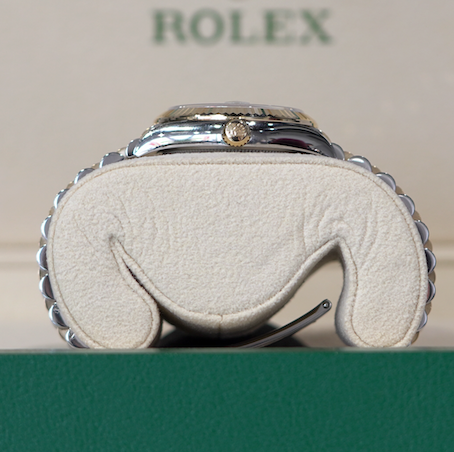 Rolex Datejust 31mm Silver Diamond Dial Stainless Steel &amp; Yellow Gold 278273 - WATCHXNYC