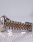 Rolex Datejust 36mm 2 Tone 18k Rose Gold & Stainless Steel Grey ‘Dark Rhodium’ Dial Fluted Bezel Jubilee Bracelet 126231 - WATCHXNYC