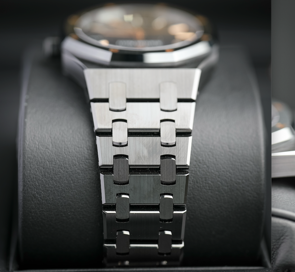 Audemars Piguet Bucci Royal Oak 34mm Rainbow Colored Sapphire Dial Black Ceramic 77350CE.OO.1266CE.02.A - WATCHXNYC