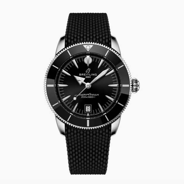 Breitling Superocean Heritage B31 Automatic 42 mm Black Dial Stainless Steel Rubber Black Strap AB3111241B1S1 - WATCHXNYC
