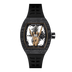 Richard Mille RM66 Manual Winding Flying Tourbillon 42 mm Transparent Dial Titanium & Red Gold Leather Strap